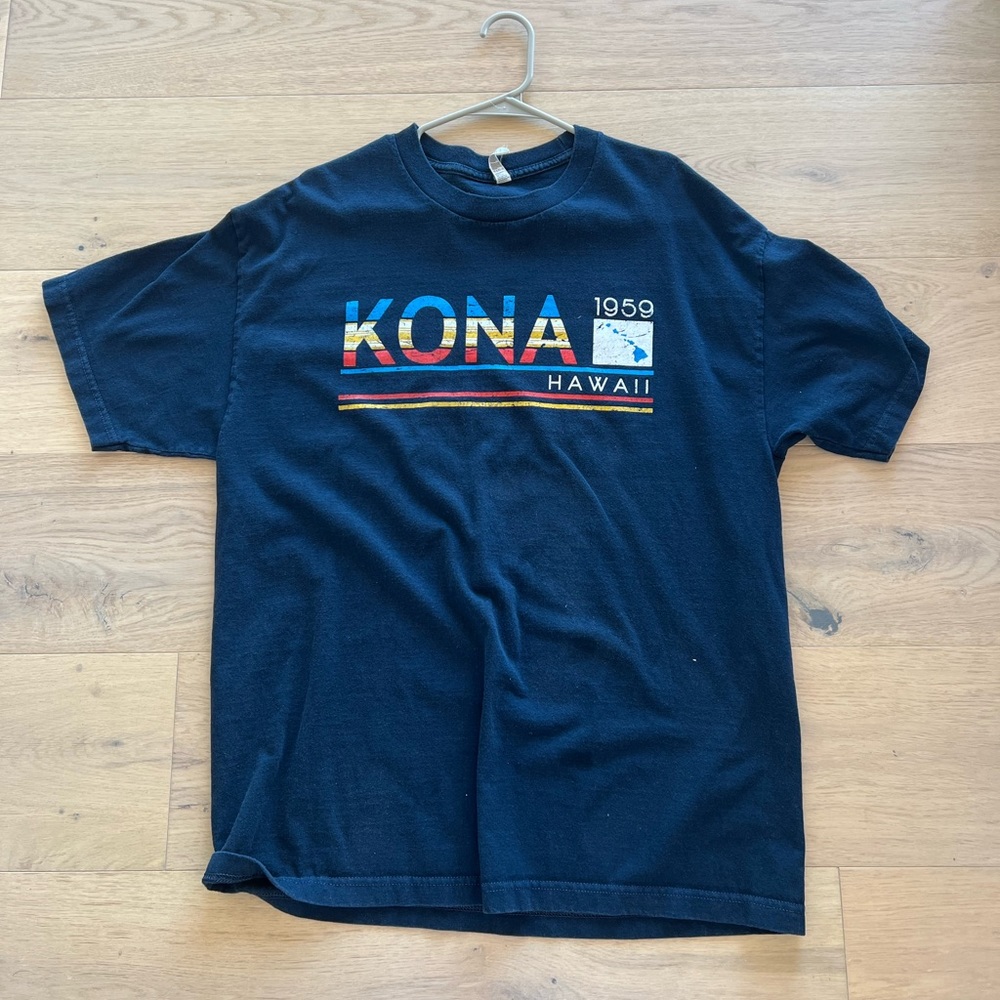 thrifted hawaii oversized tee